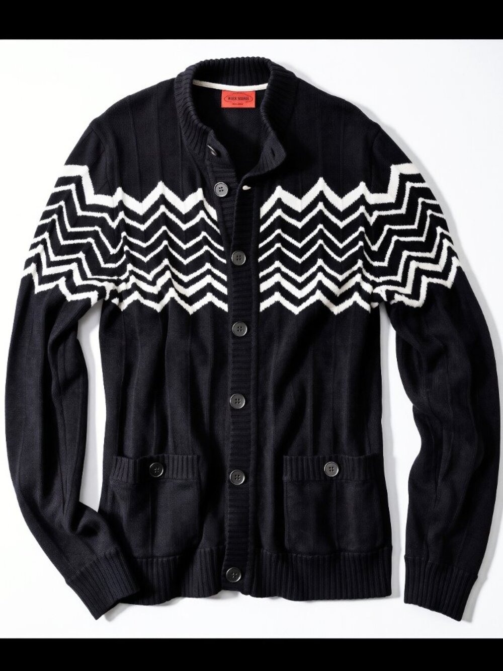 EUC Missoni for Target Men's Chevron Zigzag Cardigan Sweater, Size Large